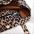 Miniatyrbild 4 av 5: Verktygsväska Mjuk Leopard Axelväska Stor Tote Handväska Plånbok Rese Dam Satchel
