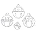Miniatyrbillede 1 af 2: Jul Udskærings Skabeloner Stencil Metal Form til DIY Prægning Scrapbog Album Papir Dekor Håndværk (ET509)