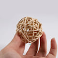 Miniatyrbillede 3 af 4: Fujiball 5 stk. 5 cm gulvlampe fugl quaker papegøje papegøje tygge p