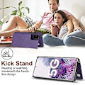 Miniatyrbillede 3 af 5: Crossbody TPU+PU Etui til Samsung Galaxy S20 FE Purple