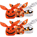 Miniatyrbillede 1 af 5: 150 stk. Halloween slikposer, Halloween græskar zombie spøgelse B