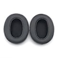 Miniatyrbild 1 av 5: Öronkuddar i läder Svampöverdrag Öronkuddar för So-ny WH-XB900N Headset Reservdelar Mjuka att Bära Memory Foam Svart Black