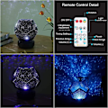 Pikkukuva 3 / 5: Galaxy Star LED Yövalo Projektor Bluetooth Musiikkisoitin Rota