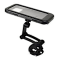 Miniatyrbilde 2 av 5: Vanntett sykkeltelefonholder 360 grader justerbar ABS PVC nylon sykkeltelefonveske for 22 til 28 mm stangtelefon under 6,7 tommer