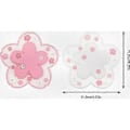 Miniatyrbilde 2 av 5: Japansk blomstermatteunderlag - Sklisikker vaskbar borddekor for servering
