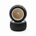 Pikkukuva 4 / 5: 4kpl 90mm 1/10 RC Off-Road Buggy Auton Kumirenkaat Vanteet Renkaat Wltoys 144001 144010 124019 10400