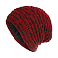 Miniatyrbillede 4 af 4: 1 stk. Vinterhue til unisex ensfarvet uld strikket hue kvinder udendørs varm plus fløjl hue beanie turban grå