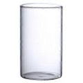 Miniatyrbild 1 av 3: Klar Glasvas Blomvas Minimalistisk Glasvas Cylinderformad Blomvas för Bröllop Vardagsrum Dekorativ Gåva 10x20cm