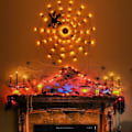 Miniatyrbilde 2 av 5: Spindelvevlys 60 LED 3.25ft Diameter Lys opp Spindelvev Hall