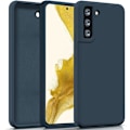 Miniatyrbillede 1 af 4: Midnatsblå, silikoneetui til Samsung Galaxy S22, tyndt, blødt,