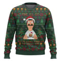 Julesweatshirt med rund hals, Pullover, 3D-printet vinterlangærmet sweatshirt - EL3618 - Størrelse 2XL 2XL