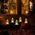 Miniatyrbilde 3 av 5: Julebelyste med solcelle, sett med 5 vanntette landskapslys