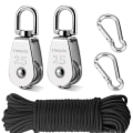 Miniatyrbild 1 av 5: 25mm Kranhjul Block Swivel Hook Enkelhjul Block Hängande