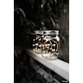Miniatyrbild 4 av 5: Solcellslykta i glasburk | 3 stycken | 20 LED-lampor | Bords- eller