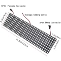 Miniatyrbilde 2 av 5: LED Phantom Pixel-skjerm WS2812, DC5V, 32 * 8cm programmerbar RGB