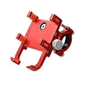 Miniatyrbillede 1 af 2: Motorcykel Seks-klo Aluminium Legering Mobiltelefon Beslag Cykel Navigation Holder Fikseringsramme (Sølv)Rød Red