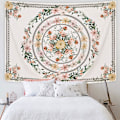 Miniatyrbild 2 av 5: 1 st Floral Mandala Gobeläng för Sovrum, Estetisk, Bohémisk, Wal