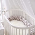Miniatyrbild 4 av 5: Spjälsängsram, Babysäng, Babysängsskydd, Flätad Spjälsängsram, 4 P