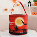 Pikkukuva 1 / 5: 1PC Halloween-karkkipussi, LED-valolla varustettu karkkipussi