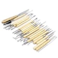 Miniatyrbillede 3 af 5: 1 pakke Keramik Ler Skulptur Udskæring Værktøjssæt (22 stk) 22pcs