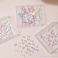 Miniatyrbild 4 av 5: 50 st/förpackning Romber Nagelberlocker Hjärtan Nagelkonst Berlocker Manikyr Tillbehör Stjärna Nagel Strass Berlocker DIY Nagelmaterial love