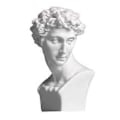 Miniatyrbilde 1 av 5: 2.4 Tommers Klassisk Resin Gresk Hode Byste Statue Skulptur Figur Hjemmeinnredning Statue (David) David