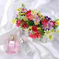 Miniatyrbild 2 av 5: Konstgjorda blommor i kruka, konstgjorda blommor konstgjord växt y