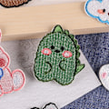 Miniatyrbillede 4 af 5: Sæt med 10 stryge- eller sy-på brodererede patches