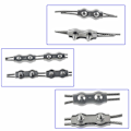 Miniatyrbilde 5 av 5: M5 Duplex Clips Kabelbindere 304 Rustfritt Stål Duplex Linjeklips