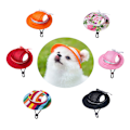 Miniatyrbillede 2 af 5: 1 stk. (M, Canvas Blomster) Justerbar Hunde Solhat - Baseball Kasket