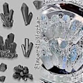 Miniatyrbillede 4 af 5: Multifunktionel Neglekunst Skabelon Krystalsten Silikone Manicure Form Prægning Udskæring Skabeloner til Negleentusiaster