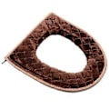 Miniatyrbild 2 av 2: 1 st Smidig Förtjockad Toalettsitsöverdrag Allmänt Toalettsitsöverdrag Brown