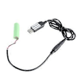 Pikkukuva 4 / 5: USB - 3VLR6 AA-pariston korvaava kaapeli USB-virtamuuntimet leluille lämpömittareille kaukosäätimille Korvaa 2 kpl 1,5 V AA-paristoa