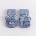 Miniatyrbild 2 av 4: 1-3 år gamla baby toddler termiska strumpor halkfria grepp ankelstrumpor
