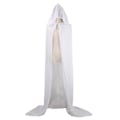 Miniatyrbillede 5 af 5: Unisex Full Length Hooded Robe Cloak Lang Fløjls Kappe Cosplay Co