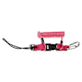 Miniatyrbilde 5 av 5: Undervannsdykking Scuba Snappy Coil Kamera Lys Lommelykt Lanyard Klips Spenne Stropp Rosa