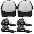 Miniatyrbillede 2 af 3: 10 stk. DIY Varmeoverførsel Baseball Cap Blankt Tryk DIY Hat Mesh Design Åndbar Sublimeringshat