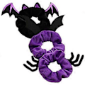Miniatyrbillede 1 af 2: 3 stk. Halloween Hårelastikker Halloween Hårtov Kvinder Scrunchie Kvinder Hårpynt