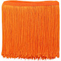 Miniatyrbild 1 av 4: Orange tofspolyester vävd sydd satinsnöre, används i kläder,