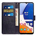 Pikkukuva 2 / 5: Samsung Galaxy S24 FE -puhelinkotelo PU-nahkaa, lompakkokansi ja hihna Style F