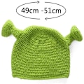 Miniatyrbillede 3 af 4: Unisex håndstrikket vinteruldhat Beanie Cosplay Dome Cap til W