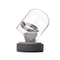 Miniatyrbillede 4 af 5: Multifunktionel smykkevitrine med klart glaslåg, stilfulde ringe/halskæder/armbånd/øreringe display rekvisitter Grøn Green A