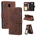 Pikkukuva 1 / 5: Skin Feel -nahkakotelo Samsung Galaxy J5 2017 -puhelimelle Brown