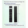 Miniatyrbilde 4 av 5: Erstatningsfjernkontroll for Philips Ambilight 4K Ultra HDR OLED Android Smart TV 398GR10BEPHN0041