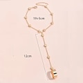 Miniatyrbilde 3 av 3: Retro Bohemian Minimalist perle Finger Chain armbånd