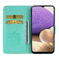 Miniatyrbild 2 av 5: Plånboksfodral för Samsung Galaxy S24 FE Uggla Blomma Tryckt Strass Läderfodral Style C