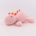 Miniatyrbild 1 av 4: Dinosaurie Viktade Plyschdjur för Ångest och Stresslindring, 38 cm Plyschdjur Kudde, Supermjukt Seriefigur Kramande Leksakspresenter för Sängkläder, Rosa