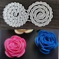 Miniatyrbillede 3 af 5: Spiral Blomst Metal Skærestencils 3D Udskæringer Stencil Dekorativt Håndværk Prægeværktøj