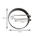 Miniatyrbillede 5 af 5: Non-Stick Æggeforme, 4 stk. Rustfrit Stål Runde Æggeforme til Stegning