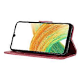 Miniatyrbild 4 av 5: Fodral för Samsung Galaxy A05s 4G, Folio PU Läder Fjärilar Blomma Mobilskal Style B